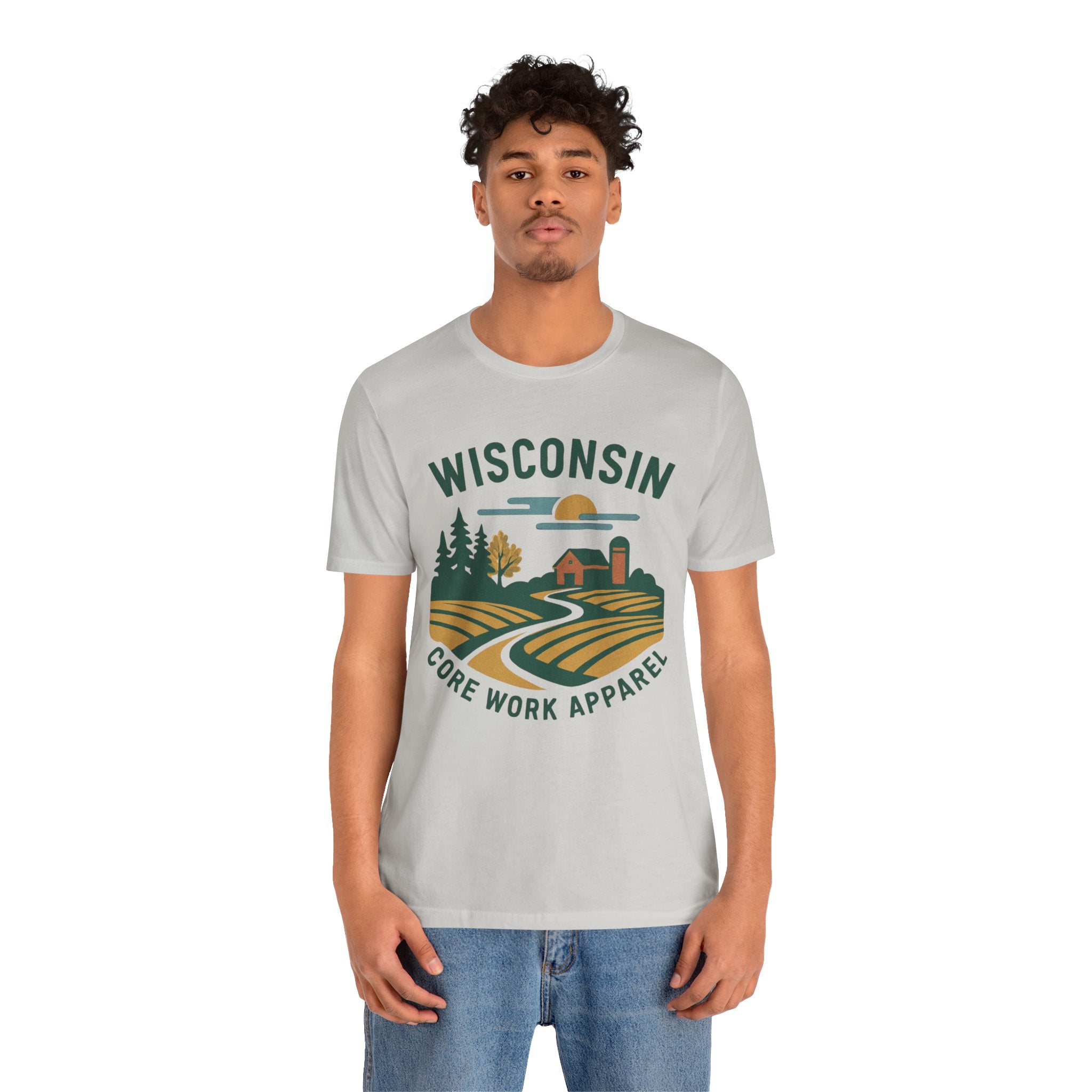 Modern Graphic Core Work Apparel Unisex Tee