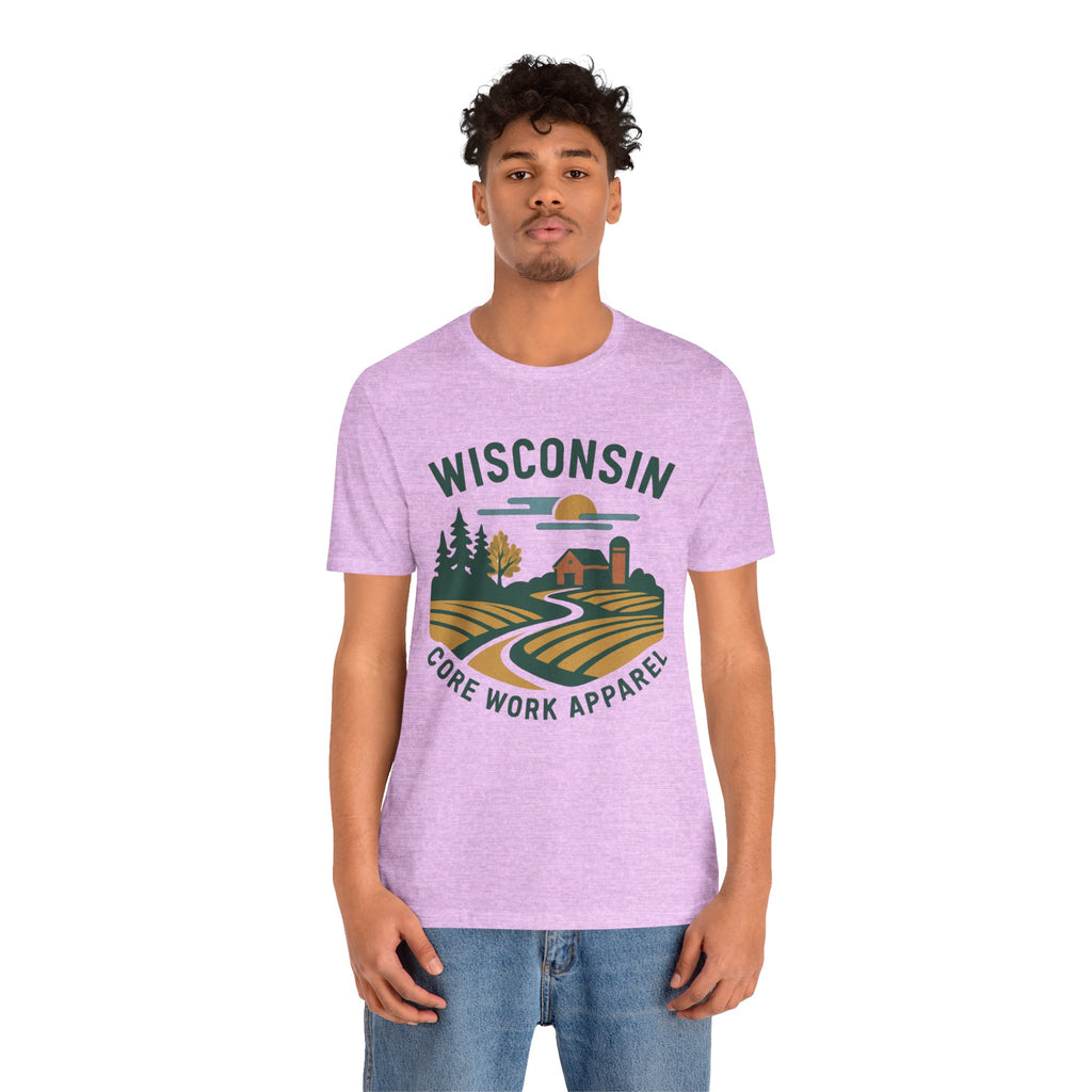 Modern Graphic Core Work Apparel Unisex Tee