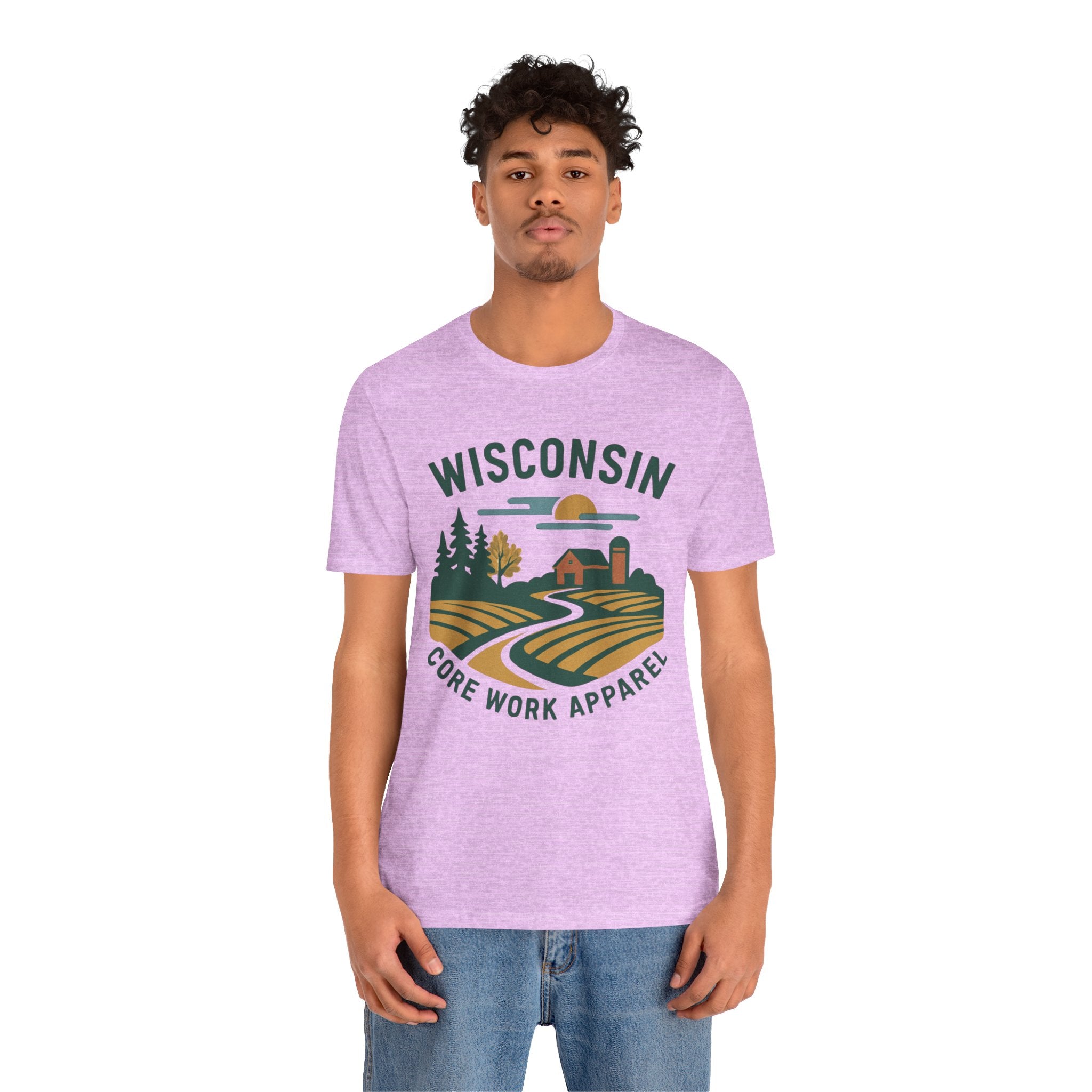 Modern Graphic Core Work Apparel Unisex Tee