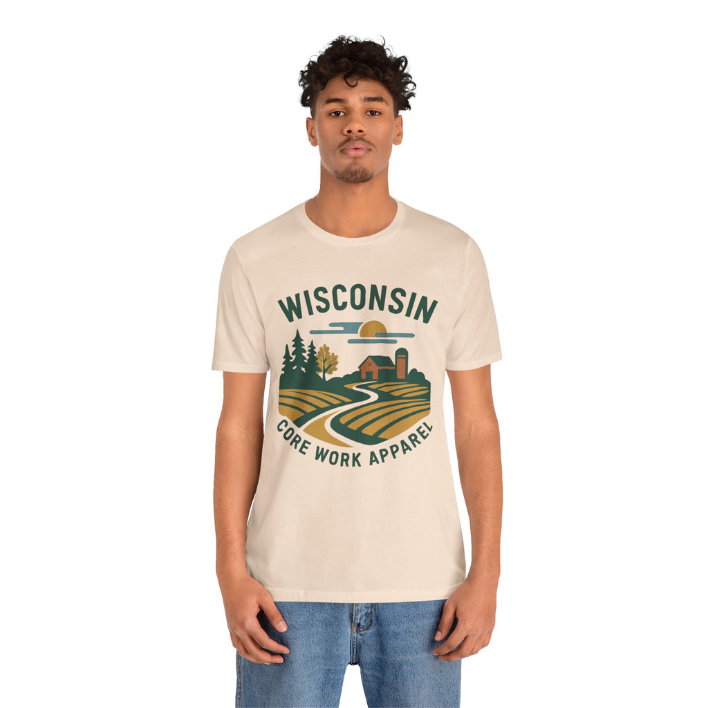 Modern Graphic Core Work Apparel Unisex Tee