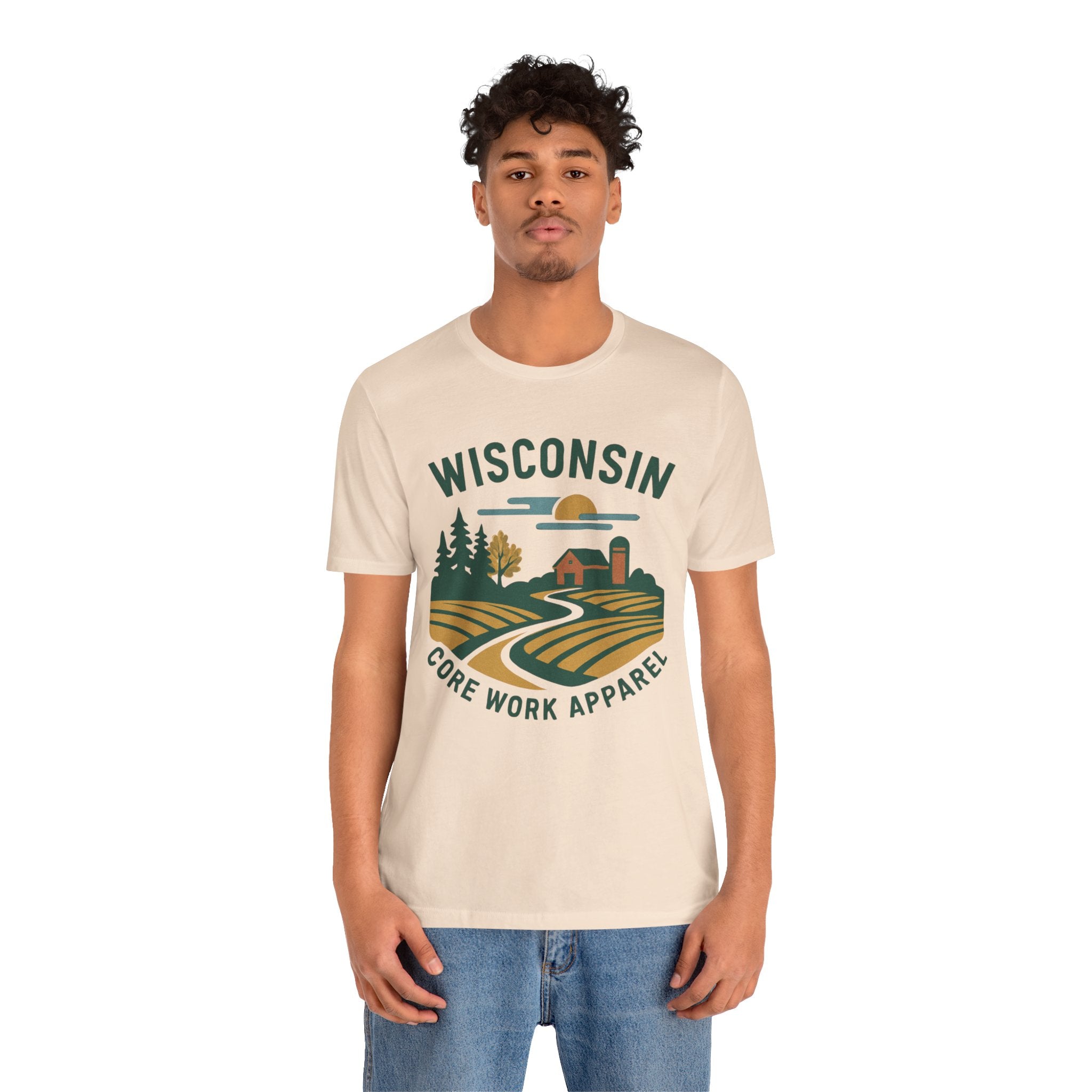Modern Graphic Core Work Apparel Unisex Tee