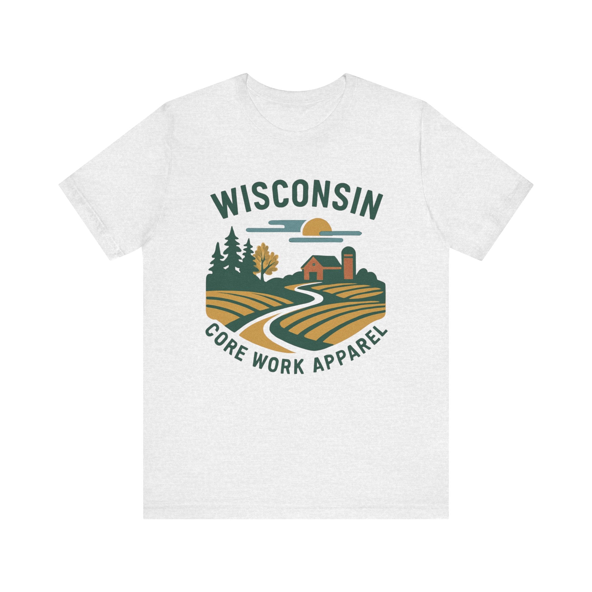 Modern Graphic Core Work Apparel Unisex Tee