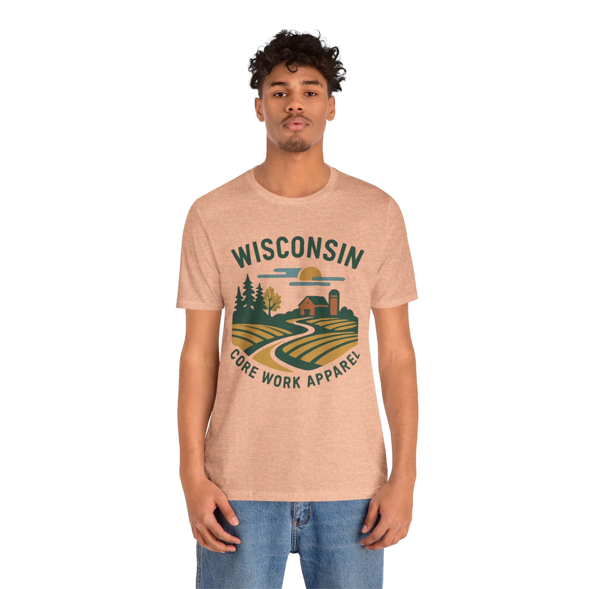 Modern Graphic Core Work Apparel Unisex Tee