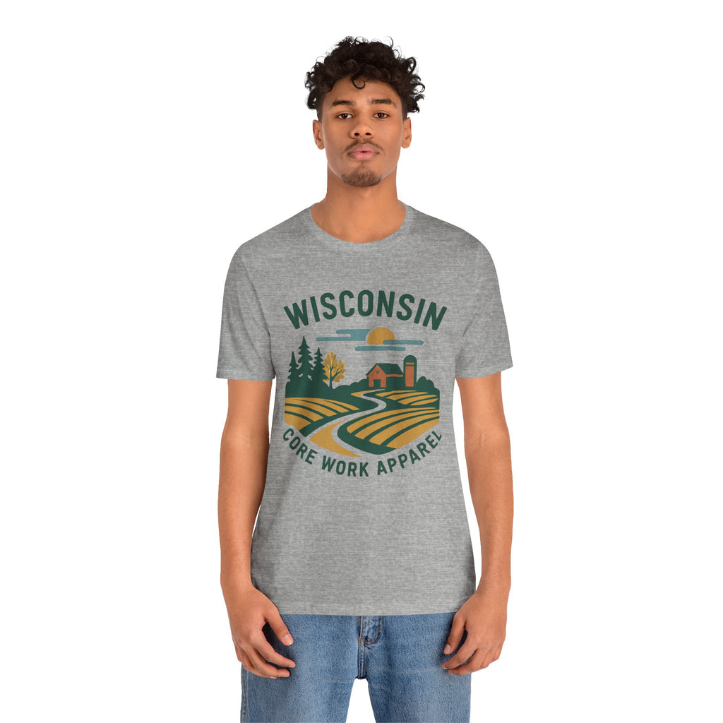 Modern Graphic Core Work Apparel Unisex Tee