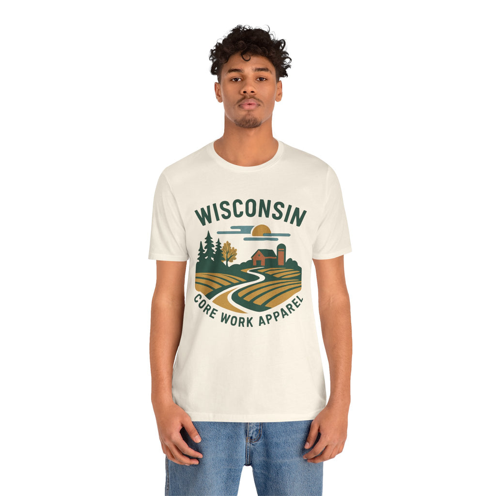 Modern Graphic Core Work Apparel Unisex Tee