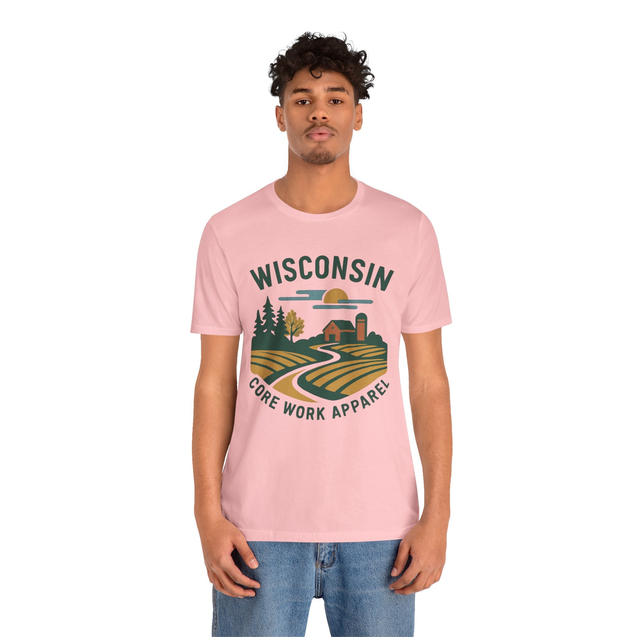 Modern Graphic Core Work Apparel Unisex Tee