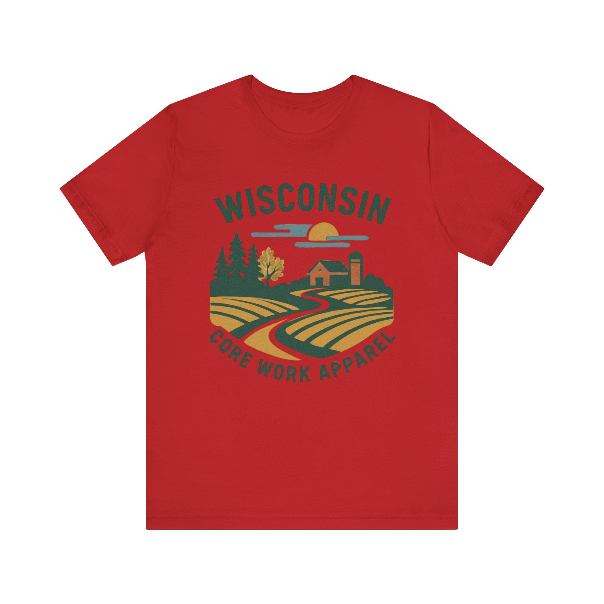 Modern Graphic Core Work Apparel Unisex Tee