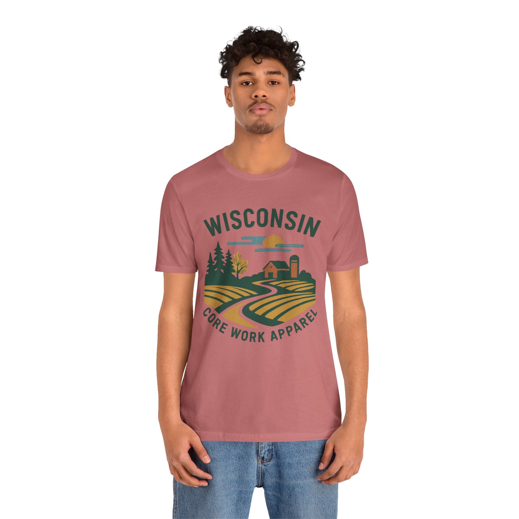 Modern Graphic Core Work Apparel Unisex Tee