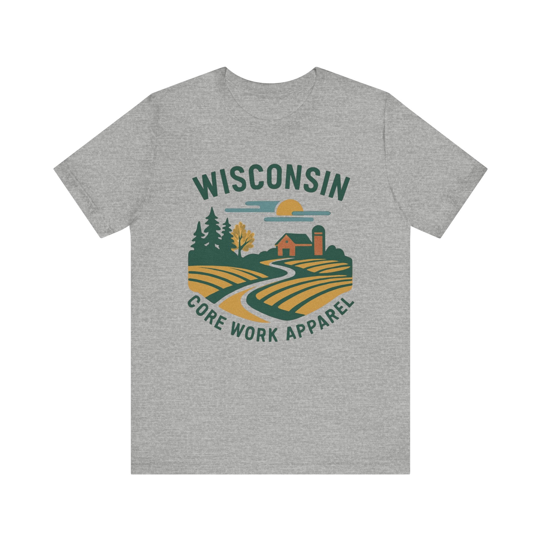 Modern Graphic Core Work Apparel Unisex Tee