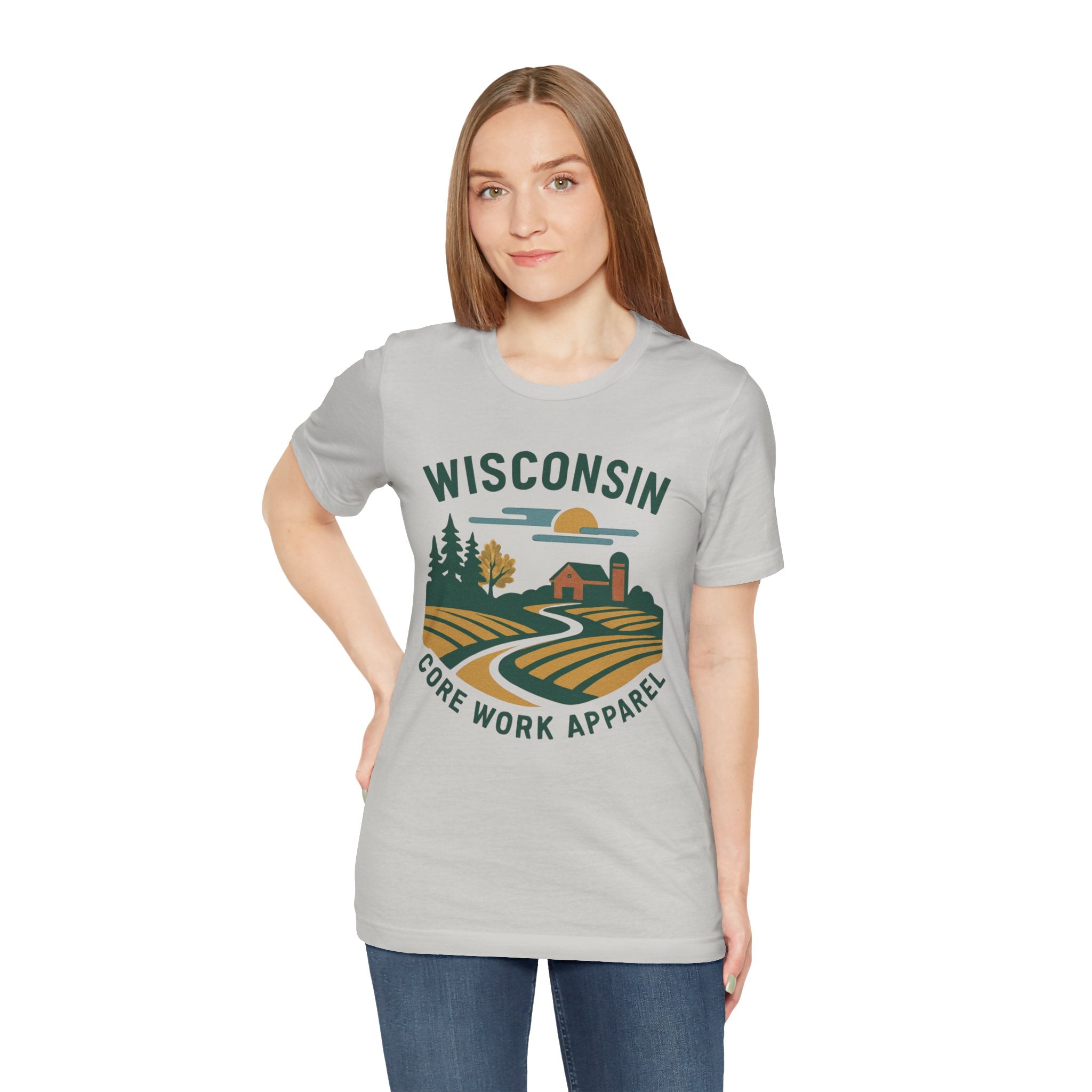 Modern Graphic Core Work Apparel Unisex Tee