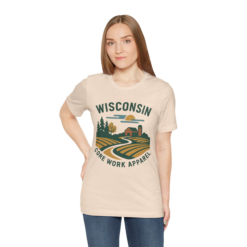 Modern Graphic Core Work Apparel Unisex Tee