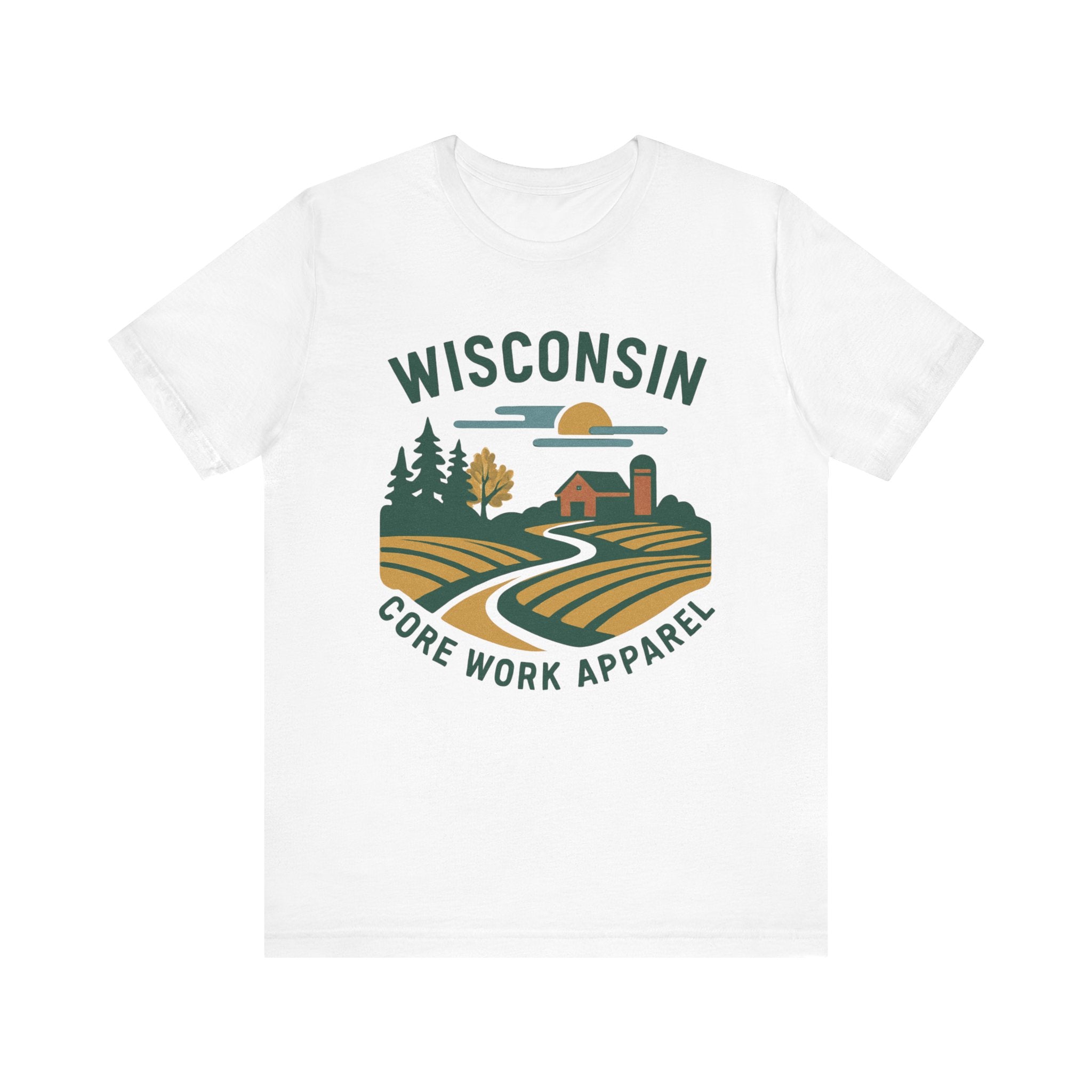Modern Graphic Core Work Apparel Unisex Tee