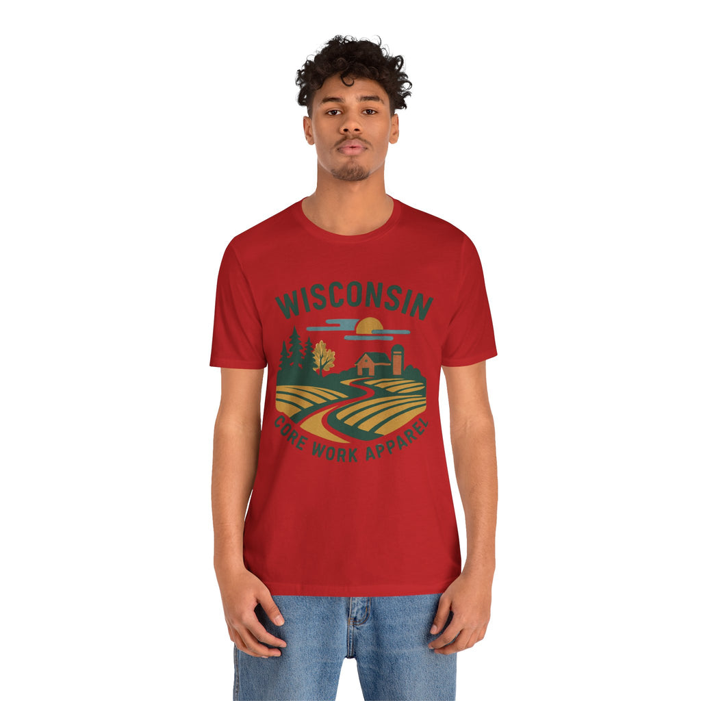 Modern Graphic Core Work Apparel Unisex Tee
