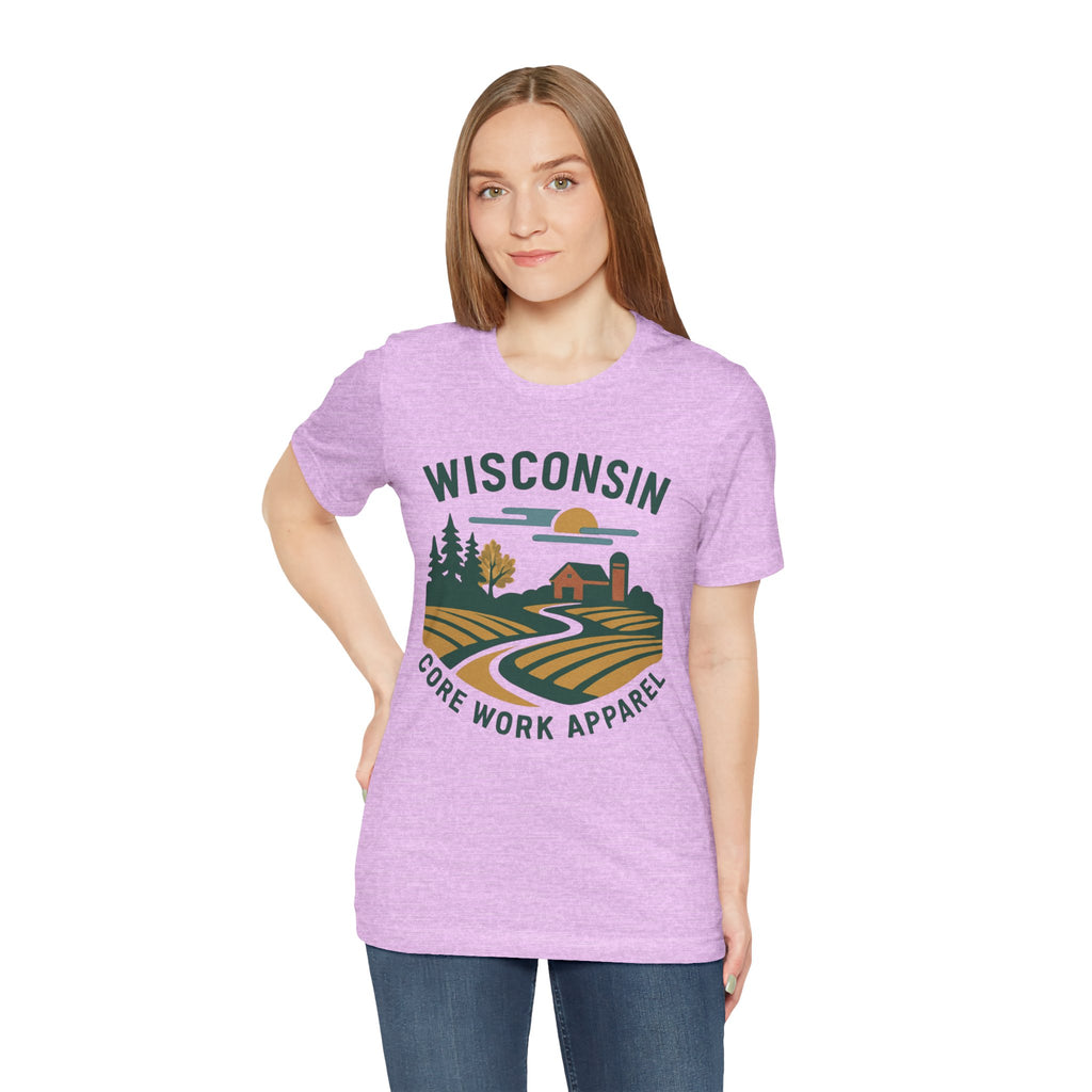 Modern Graphic Core Work Apparel Unisex Tee