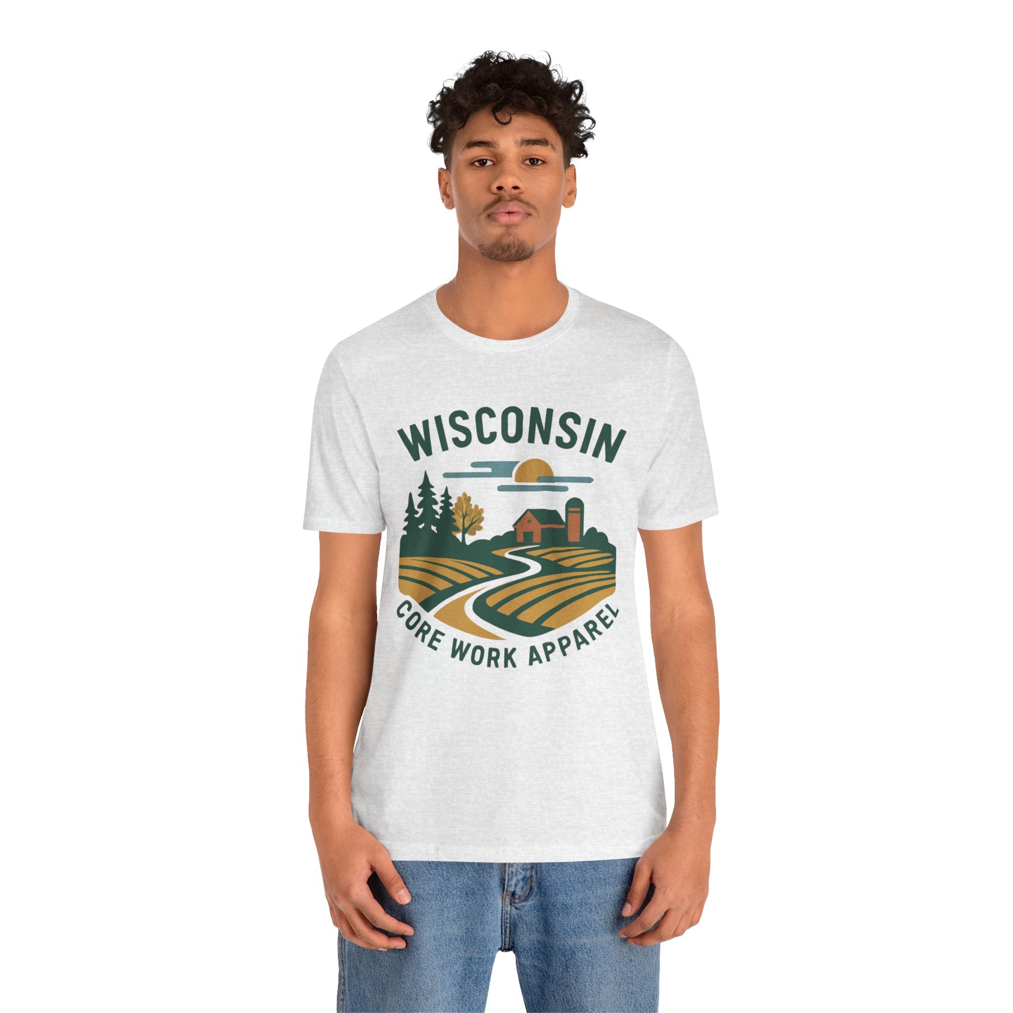 Modern Graphic Core Work Apparel Unisex Tee
