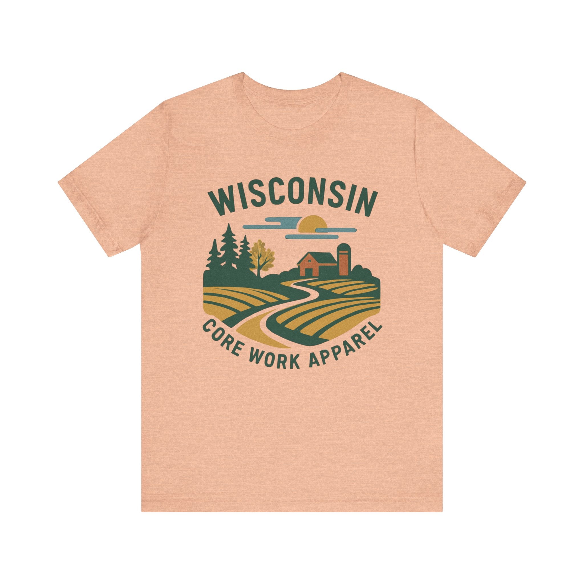 Modern Graphic Core Work Apparel Unisex Tee
