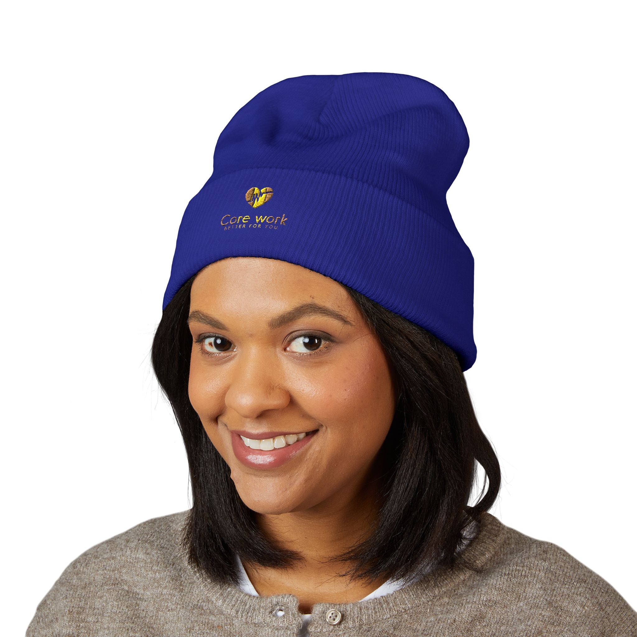 Embroidered Core Work Beanie