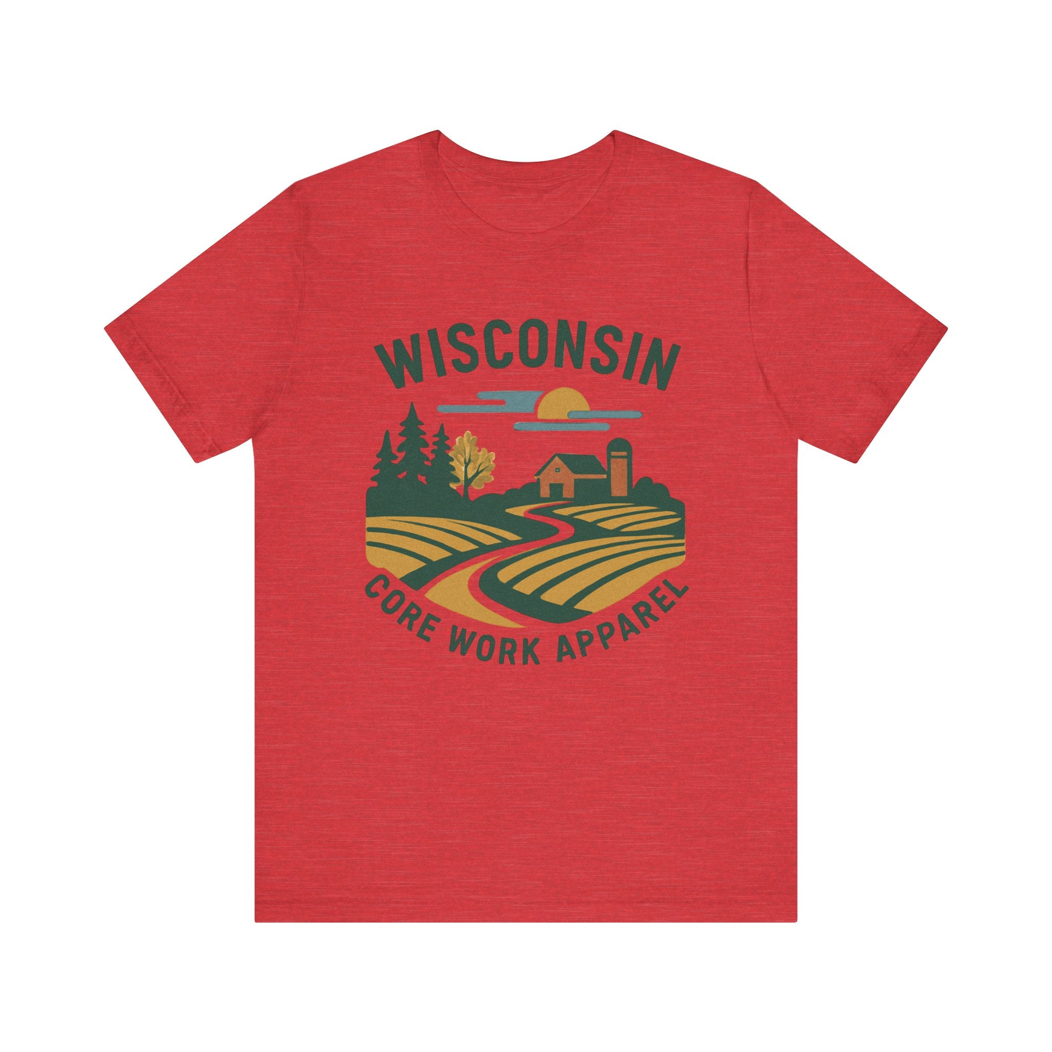 Modern Graphic Core Work Apparel Unisex Tee