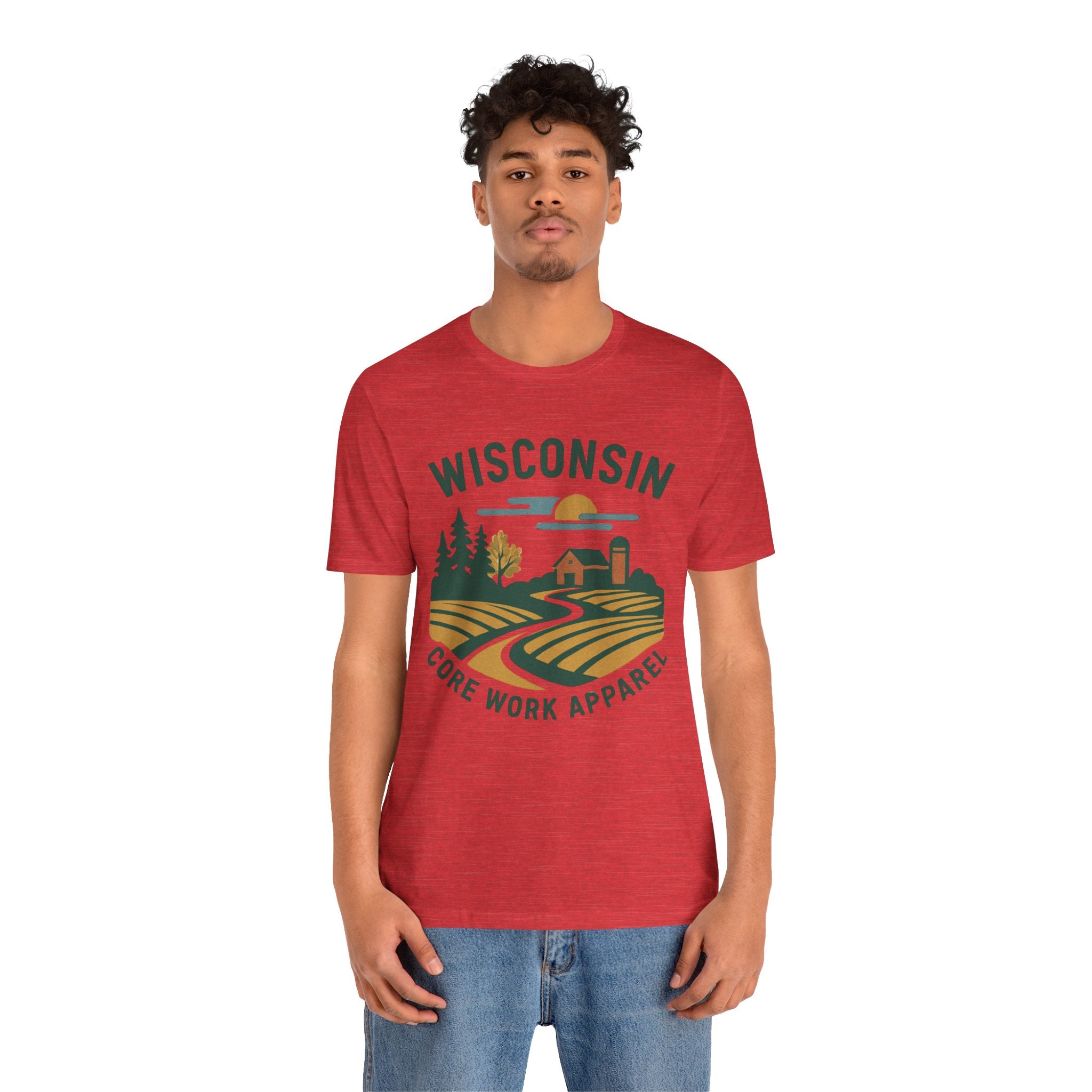 Modern Graphic Core Work Apparel Unisex Tee