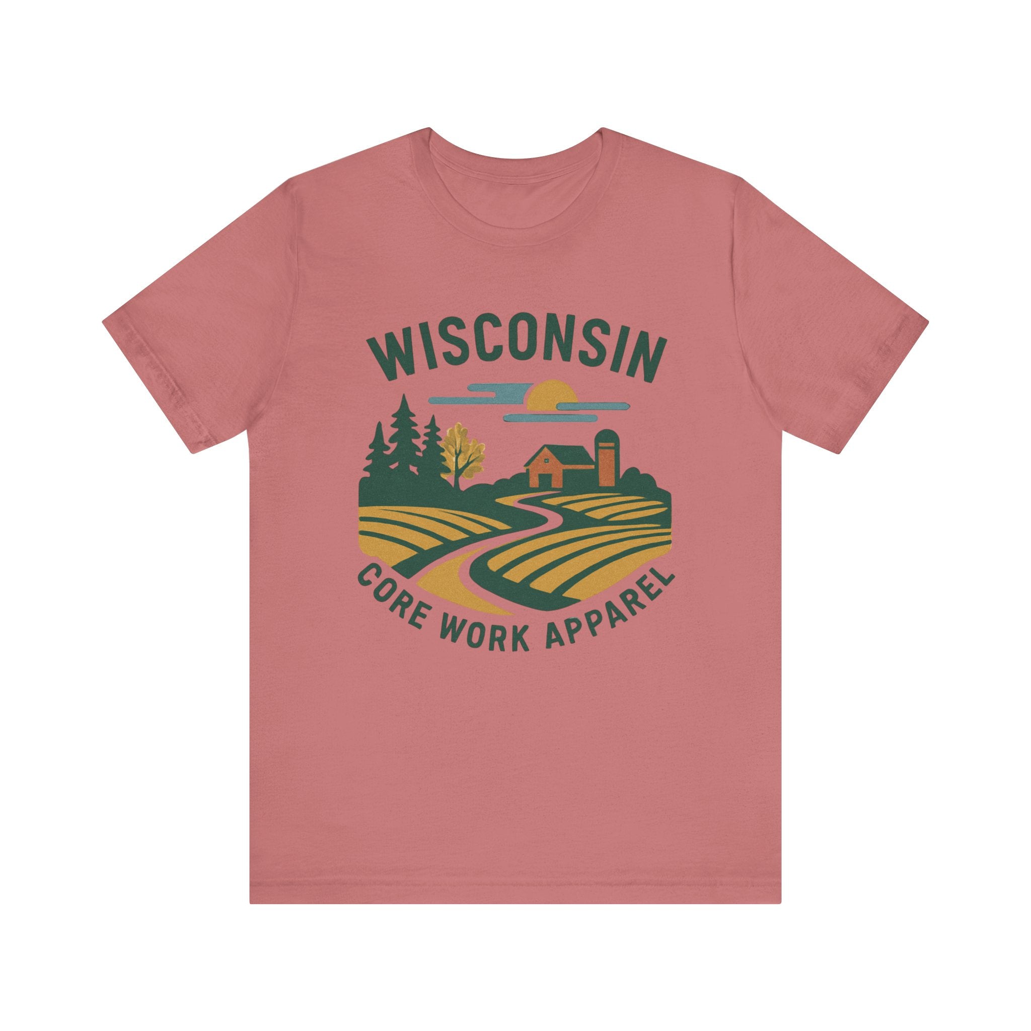 Modern Graphic Core Work Apparel Unisex Tee